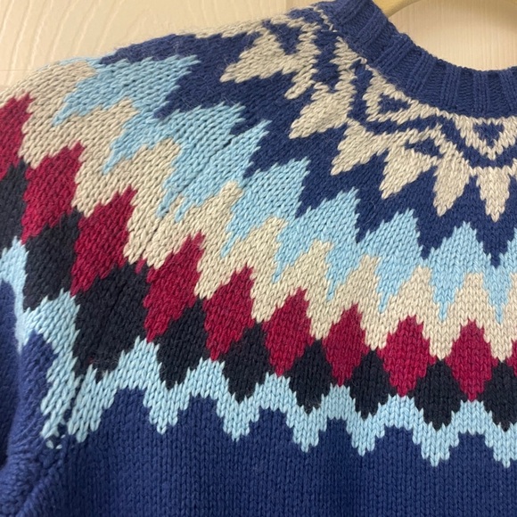 C. Wonder Fair Isle Crew Neck Sweater – Size XS - Picture 3 of 5